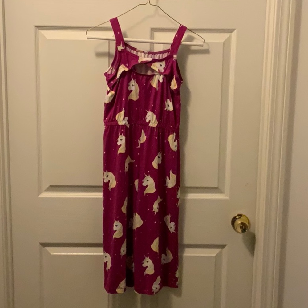 Girls purple unicorn jumper NWOT